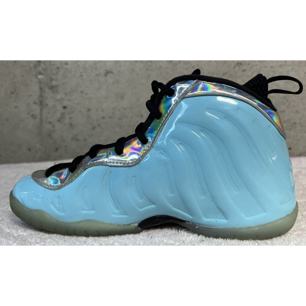 Nike Little Posite One Mixtape Teal Blue Shoes Sneakers Size 2.5Y DH6491-400 - Picture 5 of 9